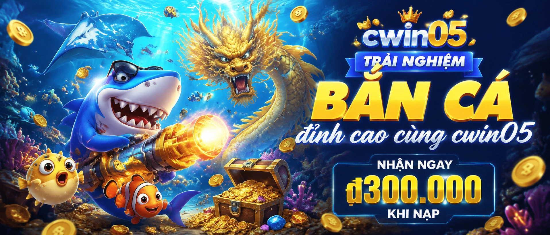 Bắn Cá Đại Dương 3D với chủ đề biển sâu