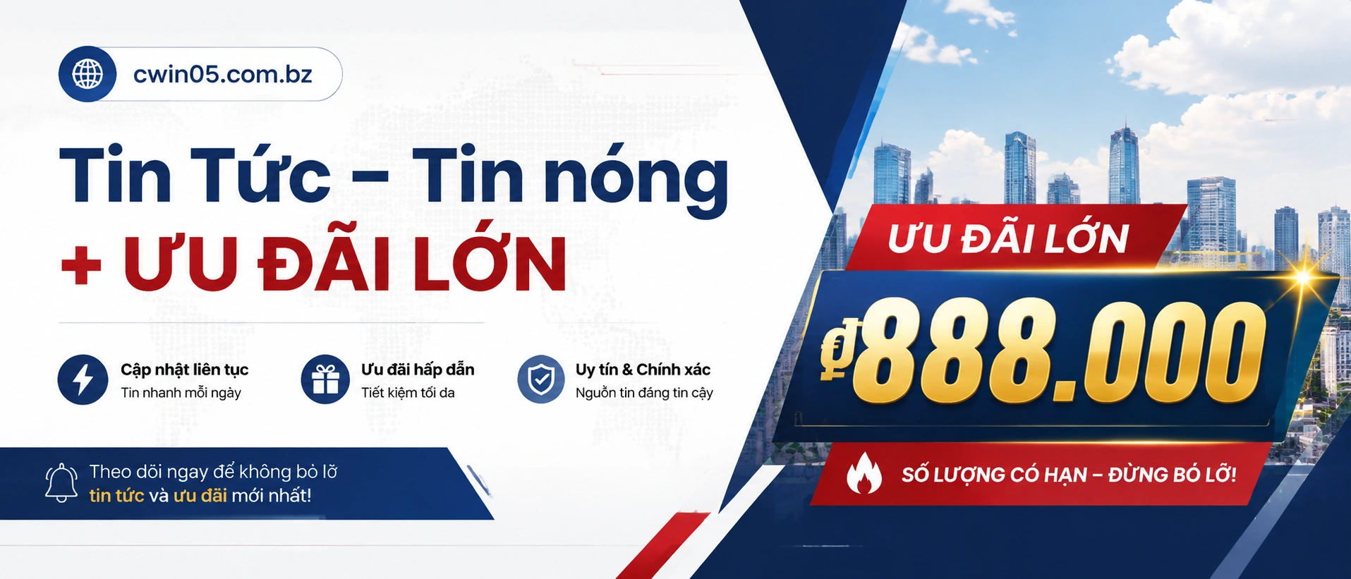 Bản tin CWIN05 với các ghi chú hỗ trợ nạp rút và phản hồi khách hàng